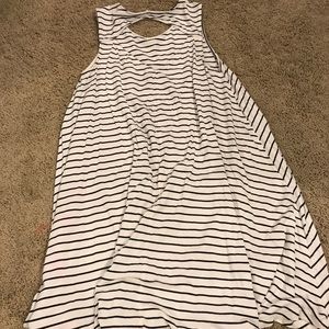 American Eagle striped tank top dress